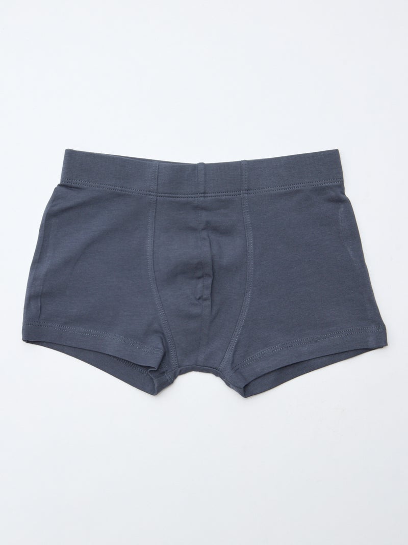Set di 7 boxer in cotone Marrone - Kiabi