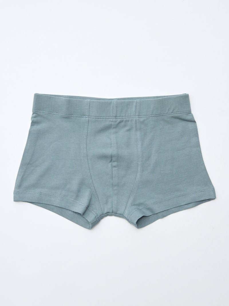 Set di 7 boxer in cotone Marrone - Kiabi