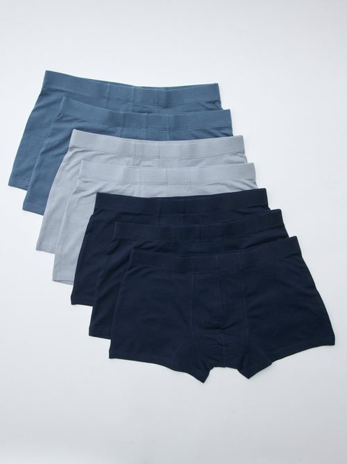 Set di 7 boxer stretch - Kiabi Set di 7 boxer stretch - Kiabi