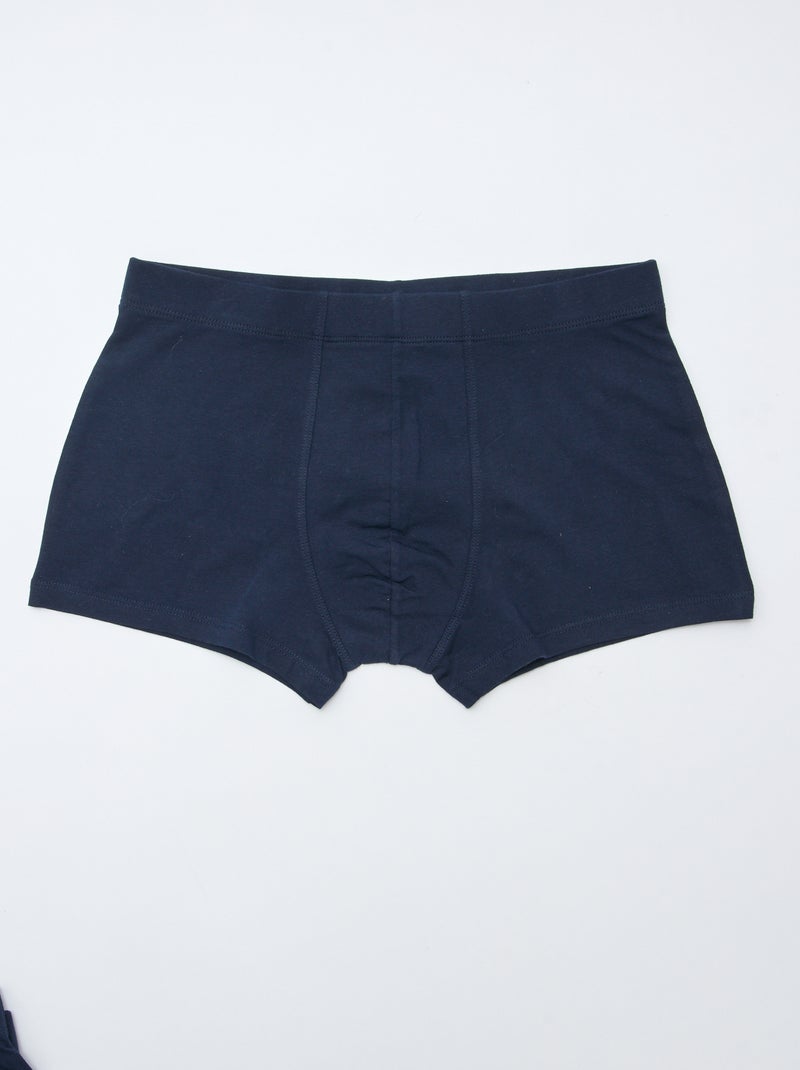 Set di 7 boxer stretch Blu - Kiabi