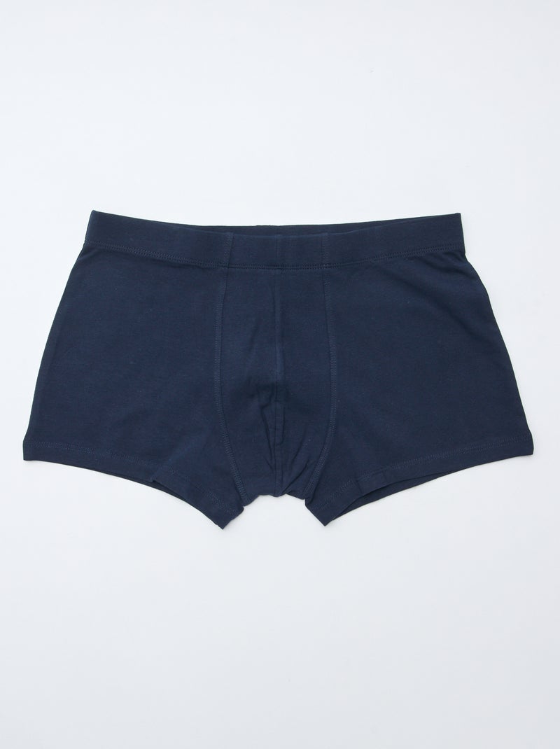 Set di 7 boxer stretch Blu - Kiabi