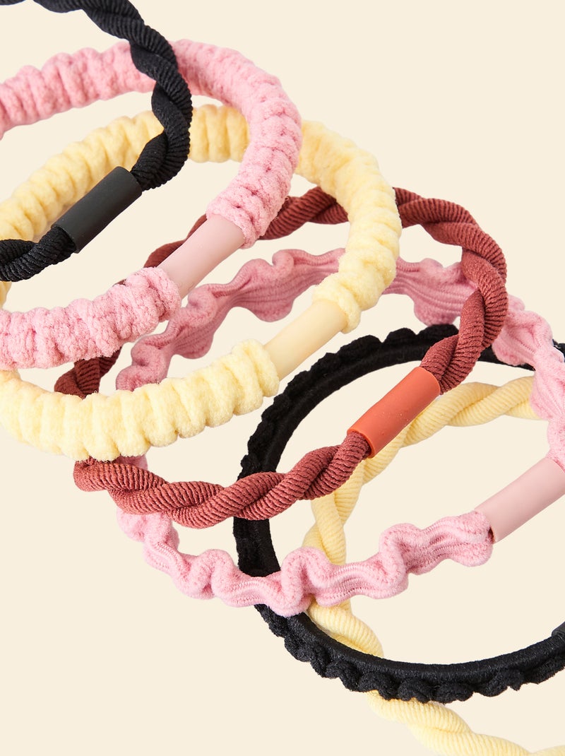 Set di 7 elastici (ekstract) Rosa - Kiabi