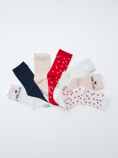 Set di 7 paia di calzini media lunghezza - Kiabi