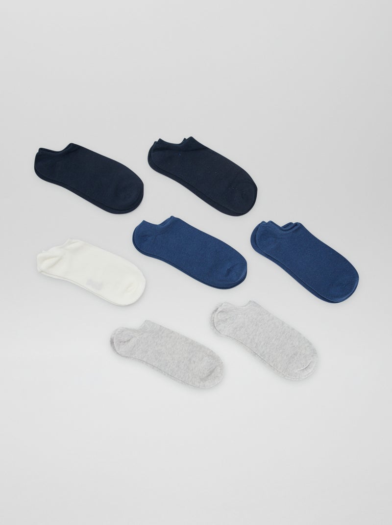 Set di 7 paia di fantasmini BLU - Kiabi