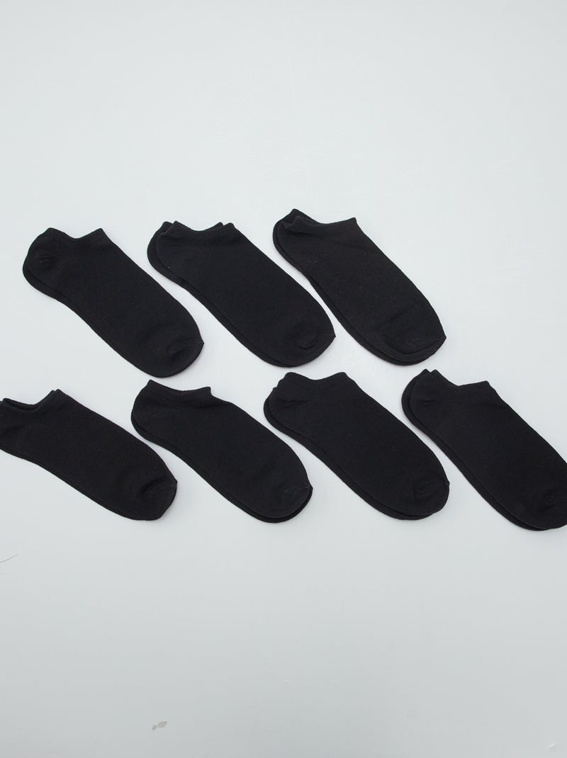 Set di 7 paia di fantasmini NERO - Kiabi