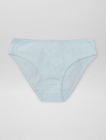 Set di 7 slip a tinta unita