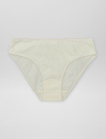 Set di 7 slip a tinta unita