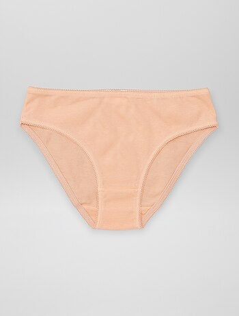 Set di 7 slip a tinta unita