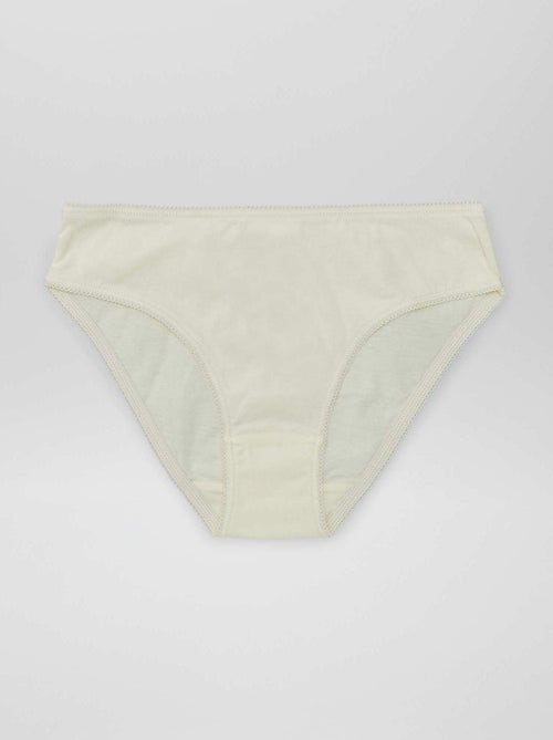 Set di 7 slip a tinta unita - Kiabi