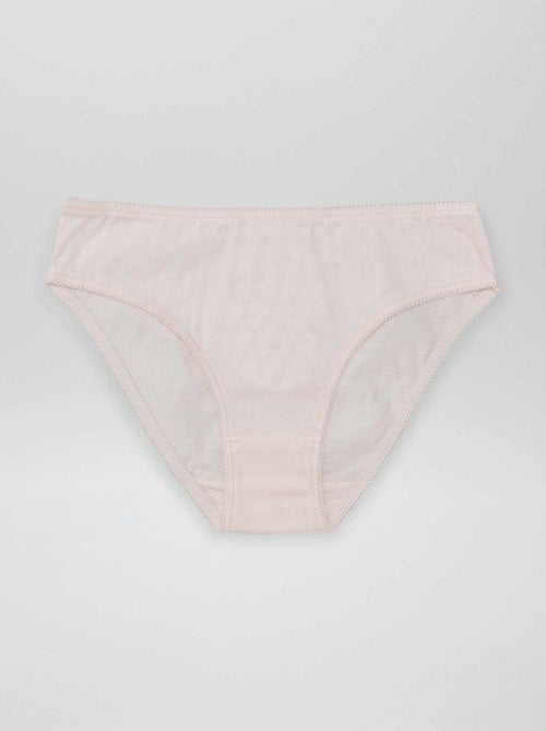 Set di 7 slip a tinta unita - Kiabi