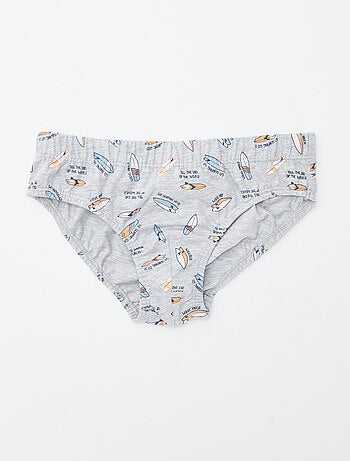 Set di 7 slip con stampe