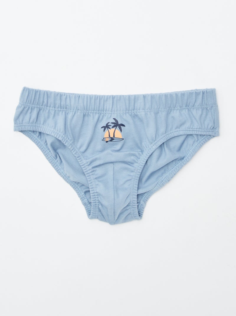 Set di 7 slip con stampe ARANCIONE - Kiabi