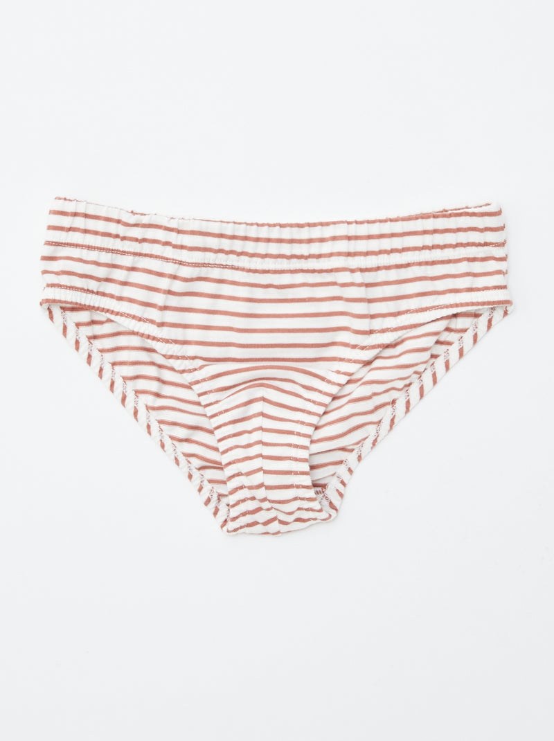 Set di 7 slip con stampe ARANCIONE - Kiabi