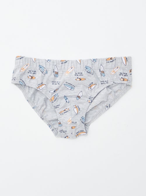 Set di 7 slip con stampe - Kiabi