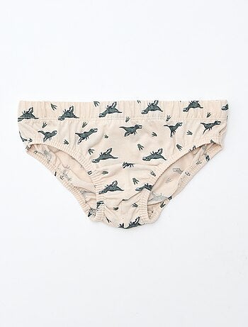 Set di 7 slip con stampe