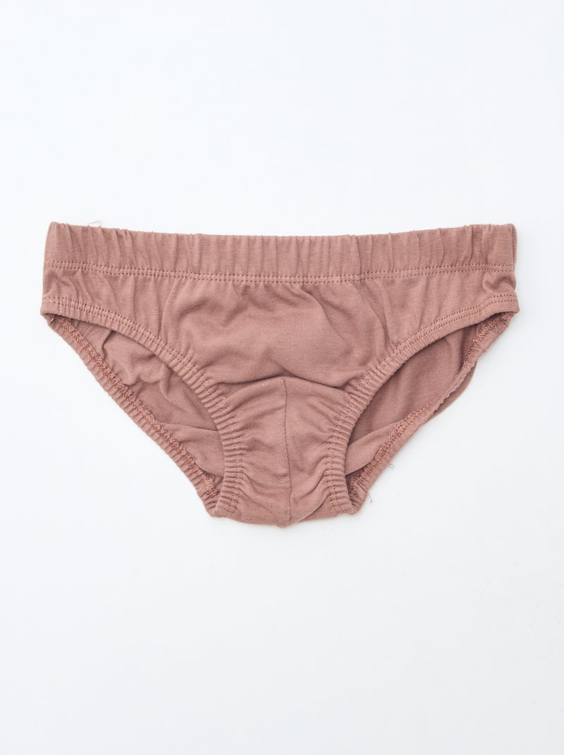 Set di 7 slip con stampe Bianco - Kiabi