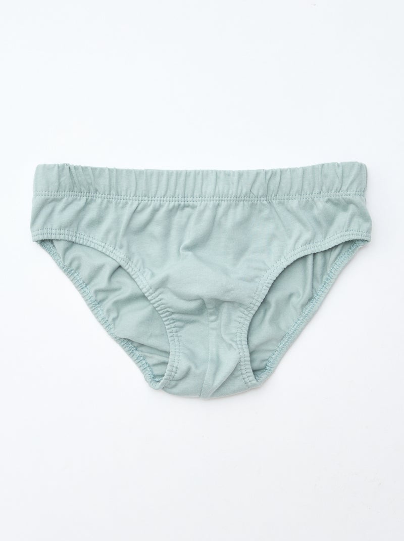 Set di 7 slip con stampe Bianco - Kiabi