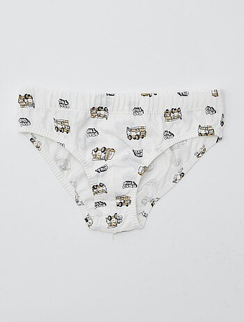 Set di 7 slip con stampe