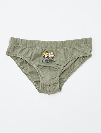 Set di 7 slip con stampe