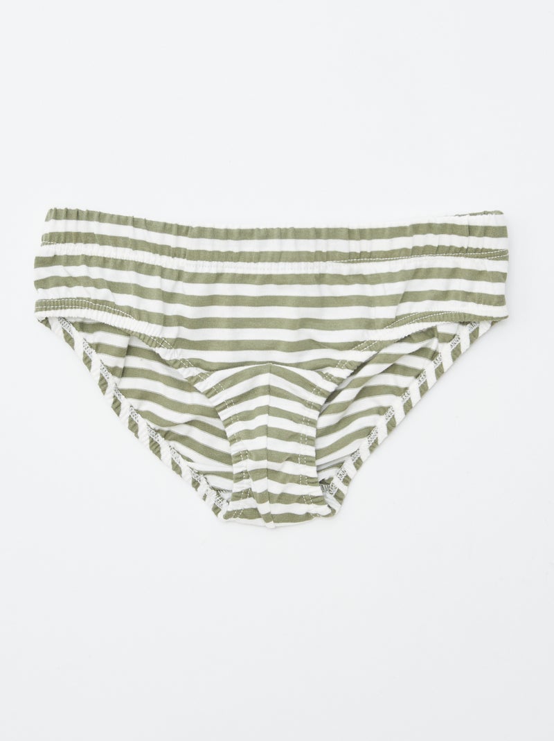 Set di 7 slip con stampe BIANCO - Kiabi
