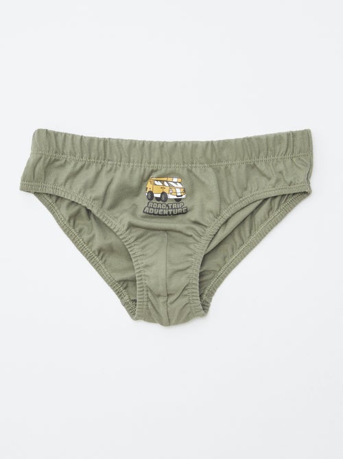 Set di 7 slip con stampe - Kiabi