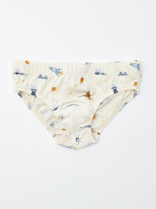 Set di 7 slip con stampe - Kiabi