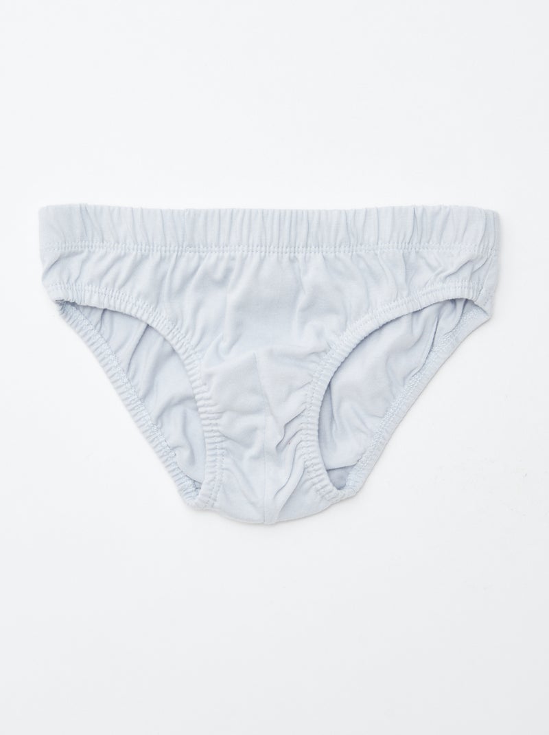Set di 7 slip con stampe Bianco - Kiabi
