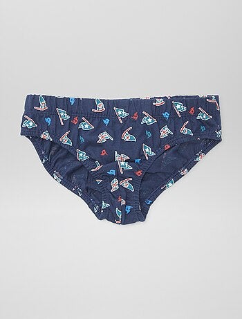 Set di 7 slip con stampe