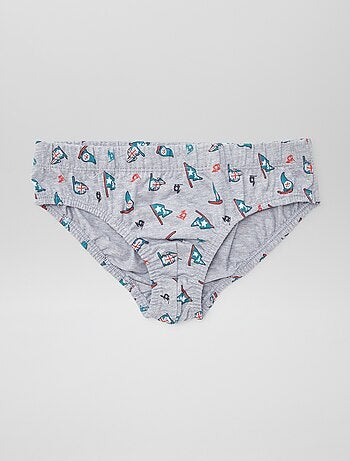 Set di 7 slip con stampe