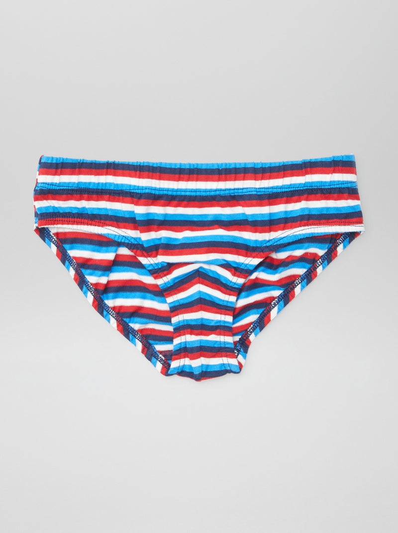 Set di 7 slip con stampe BLU - Kiabi