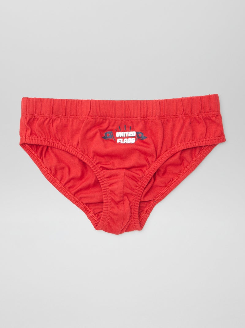 Set di 7 slip con stampe BLU - Kiabi