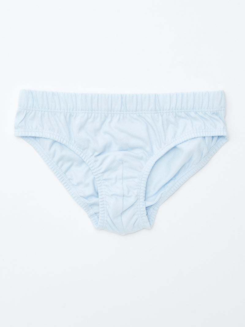 Set di 7 slip con stampe BLU - Kiabi