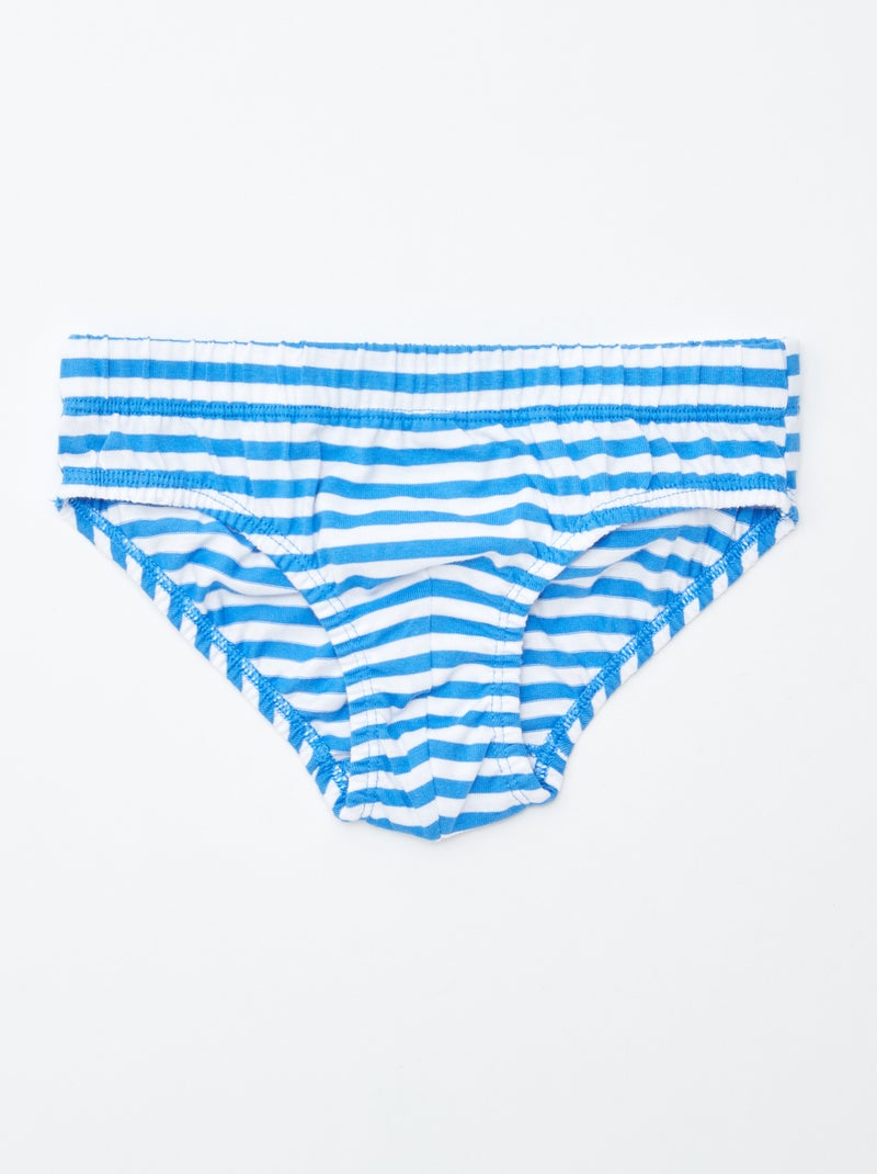 Set di 7 slip con stampe BLU - Kiabi