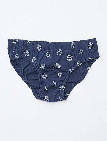 Set di 7 slip con stampe
