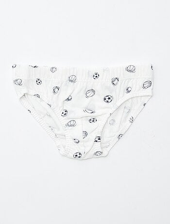 Set di 7 slip con stampe
