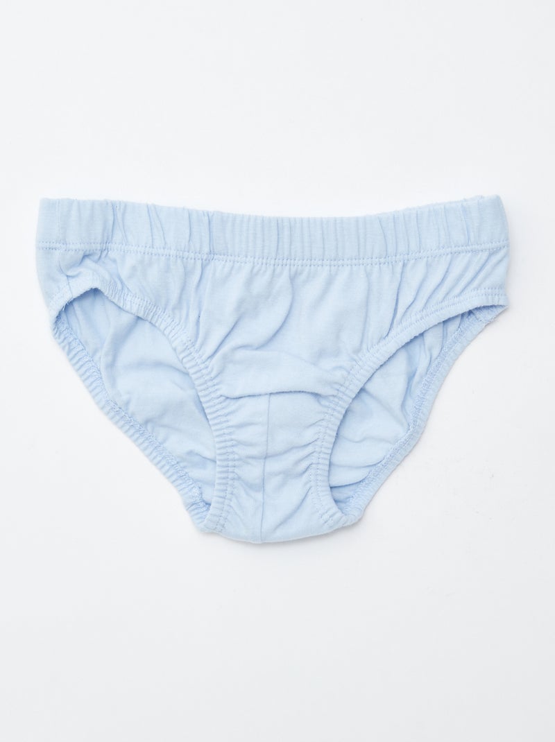 Set di 7 slip con stampe Blu - Kiabi