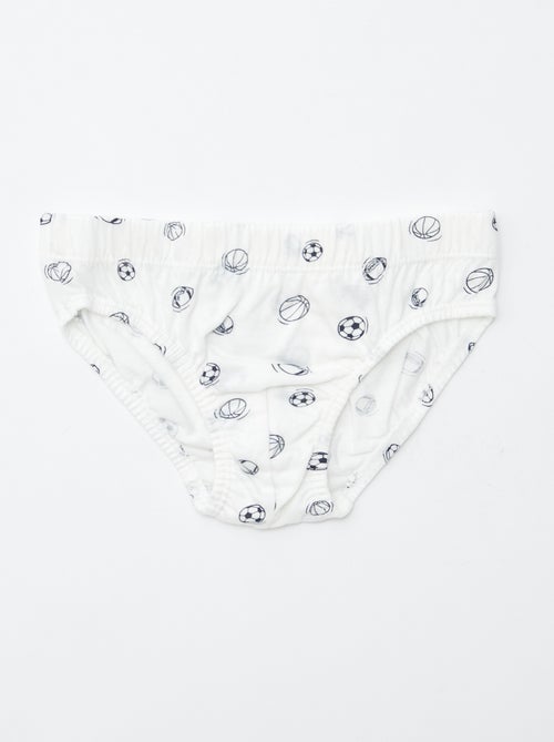 Set di 7 slip con stampe - Kiabi