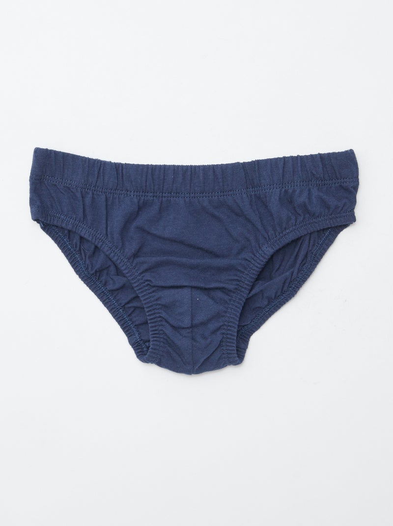 Set di 7 slip con stampe Blu - Kiabi