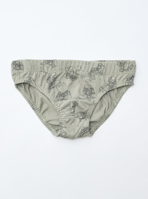 Set di 7 slip con stampe - Kiabi