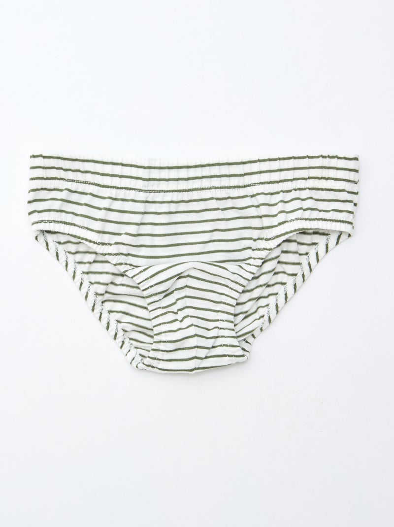 Set di 7 slip con stampe Grigio - Kiabi