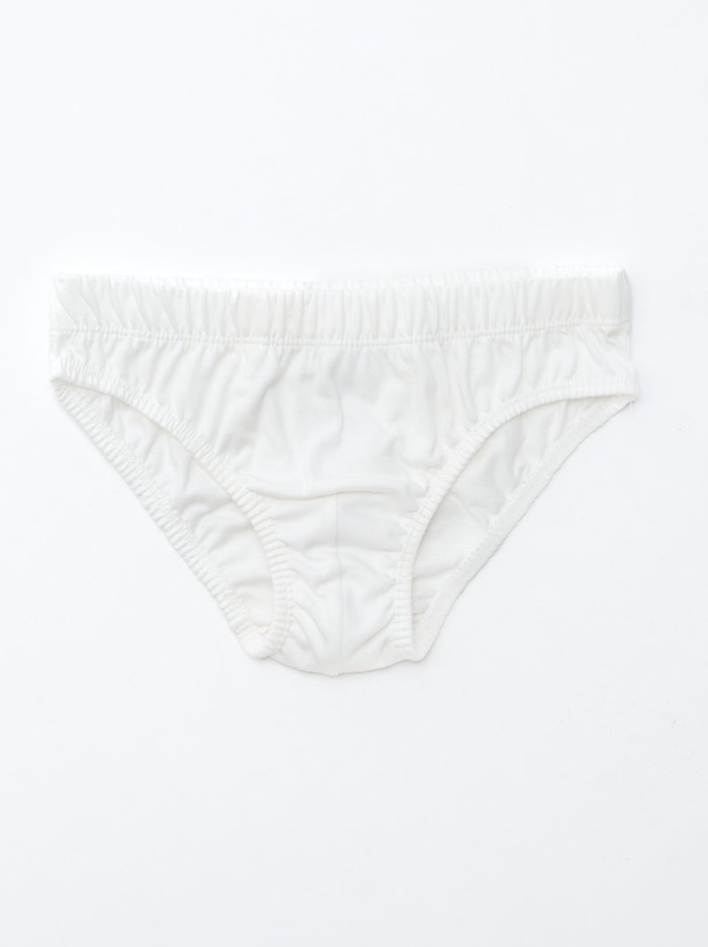 Set di 7 slip con stampe Grigio - Kiabi