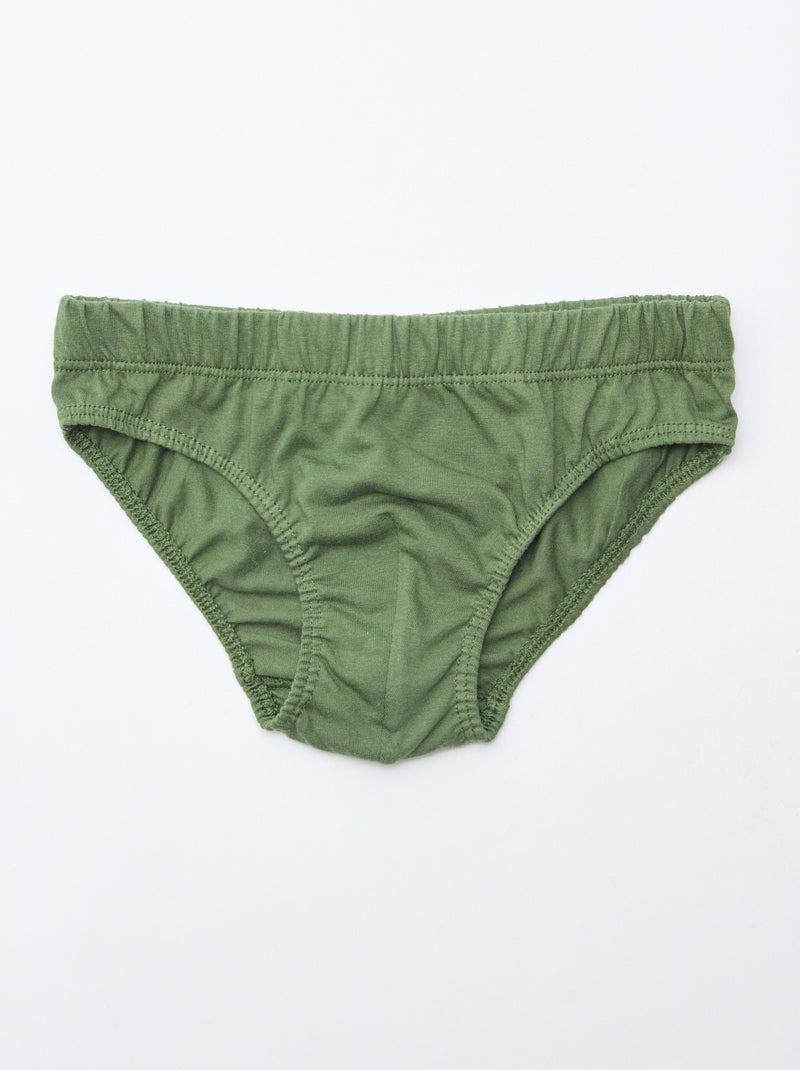 Set di 7 slip con stampe Grigio - Kiabi