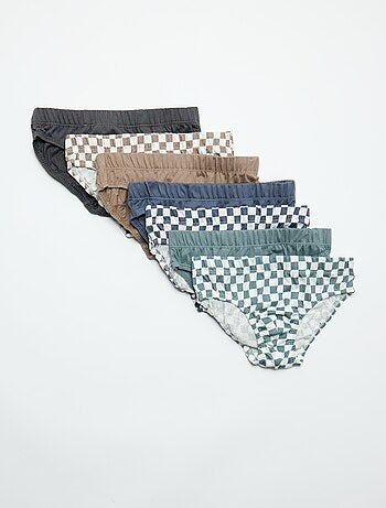 Set di 7 slip con stampe