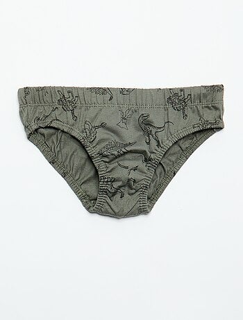 Set di 7 slip con stampe