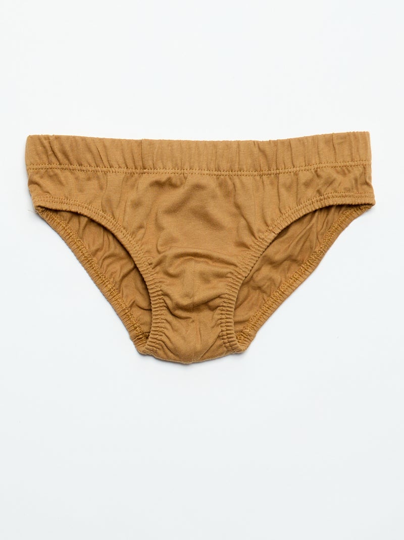 Set di 7 slip con stampe Kaki - Kiabi