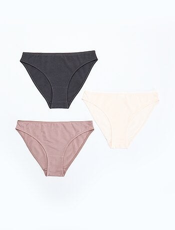 Set di 7 slip in cotone