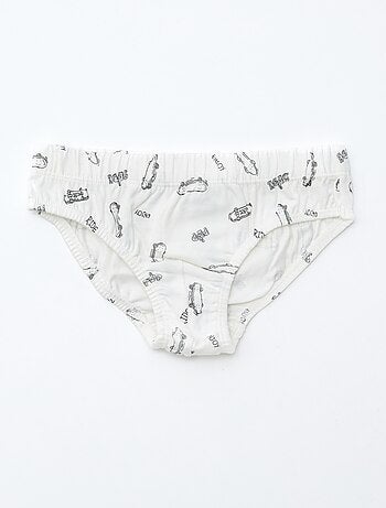 Set di 7 slip stampati