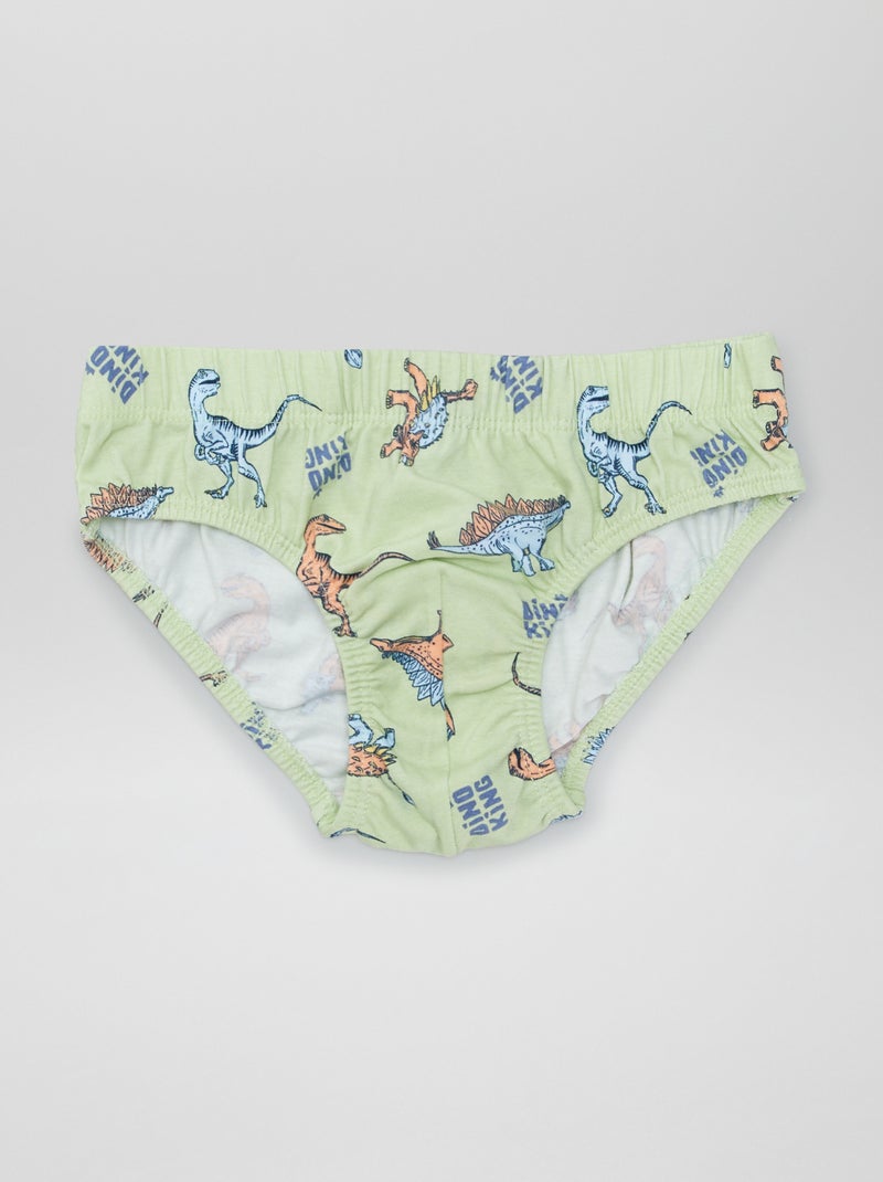 Set di 7 slip stampati BLU - Kiabi