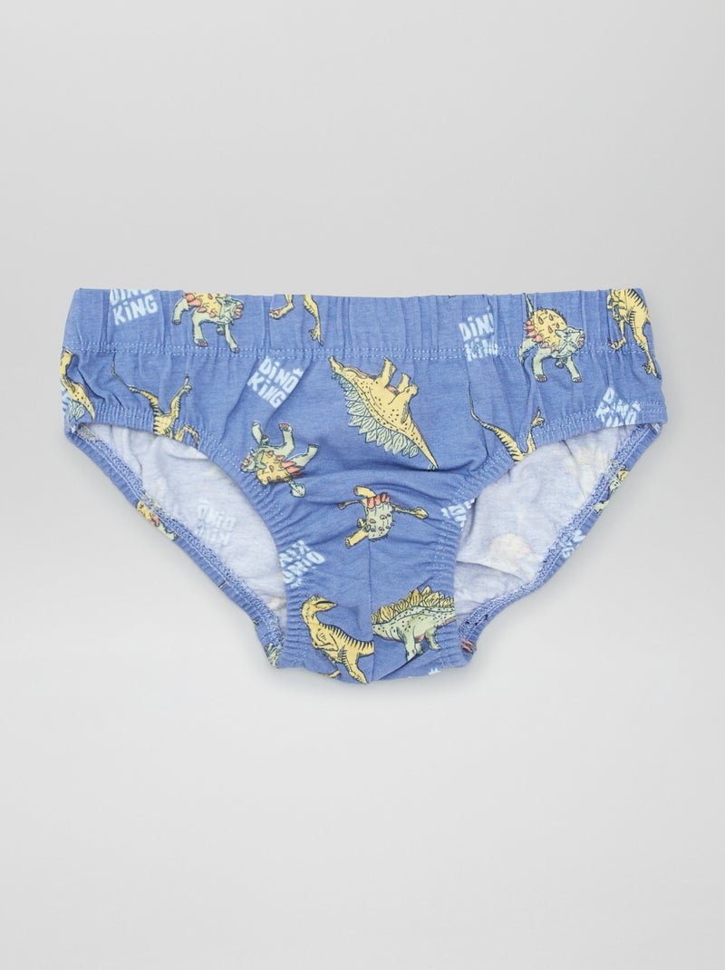 Set di 7 slip stampati BLU - Kiabi