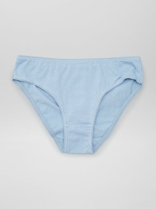 Set di 7 slip tinta unita - Kiabi Set di 7 slip tinta unita - Kiabi